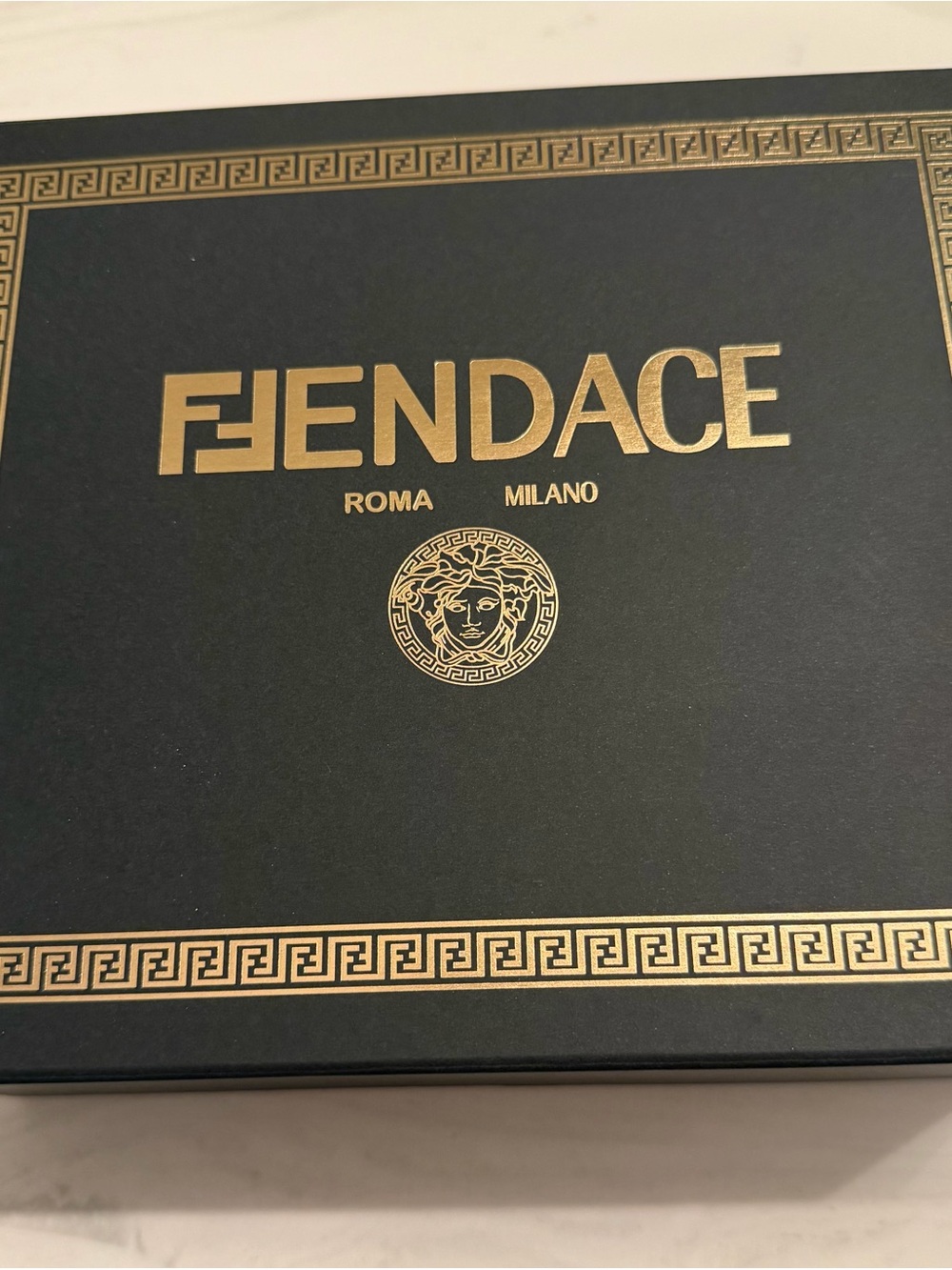 NEW FENDI x VERSACE FENDACE Hair Clip Barrette Gold Medusa – NEW in Box
